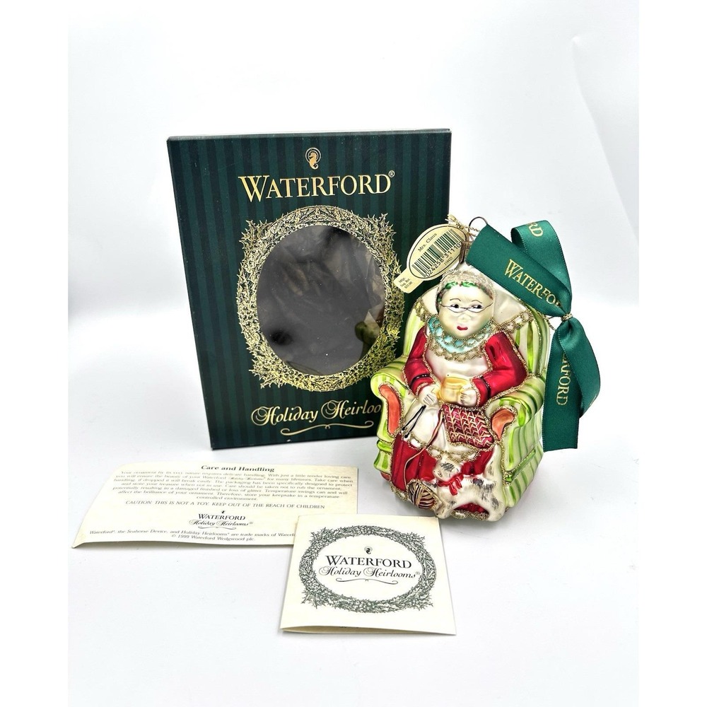 Waterford Holiday Heirlooms Mrs. Claus Hand Made Poland Ornament Retired 118425